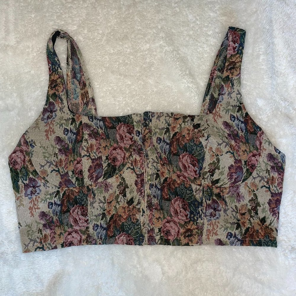 Floral Corset Top